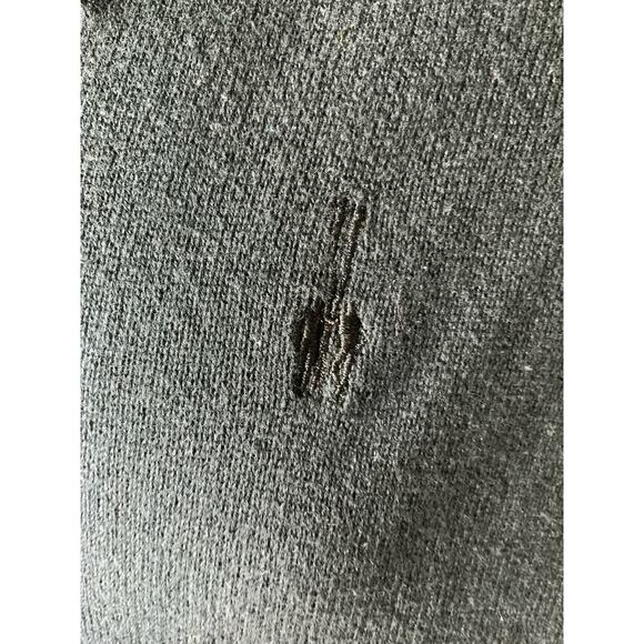 Madison Avenue Sweater Vest Men Size Large Logo Embroidered Stretch Black Top - Picture 8 of 8